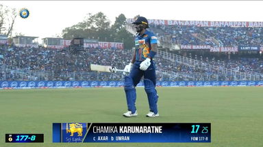 IND vs SL 2023, 2ND ODI: Chamika Karunaratne   Wicket
