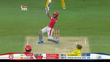 M18: KXIP vs CSK – Nicholas Pooran Six