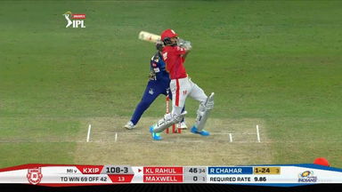 M36: MI vs KXIP – KL Rahul Six