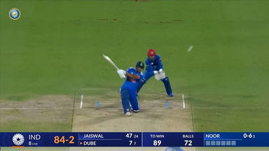 IND vs AFG 2024, 2ND T20I: Shivam Dube Six