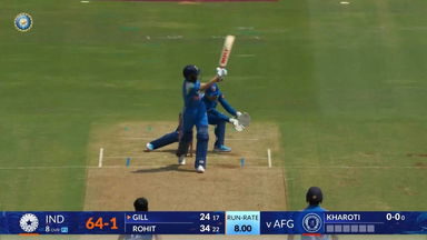IND vs AFG 2026, 2nd ODI: Shubman Gill Six