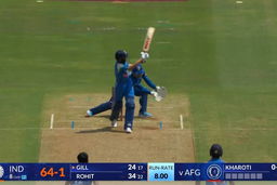 IND vs AFG 2026, 2nd ODI: Shubman Gill Six