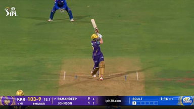 IPL 2025 M12: MI vs KKR - Ramandeep Singh Six