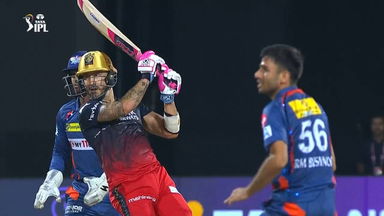 6 x 3: Faf du Plessis, Maxwell take the attack to Bishnoi