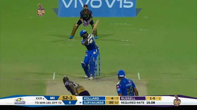 M47: KKR vs MI – Suryakumar Yadav Six