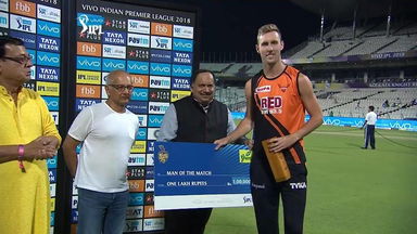 M010: KKR vs SRH – Man of the Match – Billy Stanlake