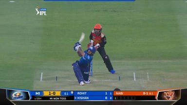 M55: SRH vs MI – Ishan Kishan Six