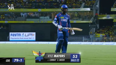 M06: CSK vs LSG – Kyle Mayers Wicket