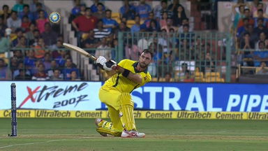 IND vs AUS 2019, 2nd T20I: Glenn Maxwell Six