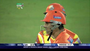 M7: KKR vs LIO –  Ahmed Shehzad Six