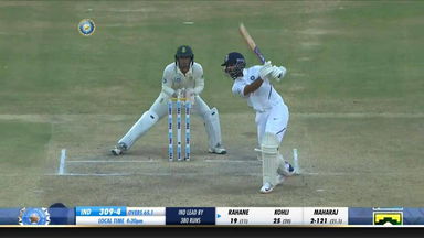 IND vs SA 2019, 1st Test, Day 4: Ajinkya Rahane Six