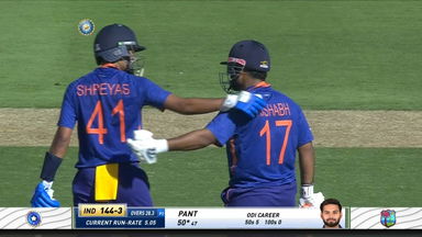 Rishabh Pant's superb half-century