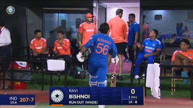 IND vs AUS 2023-24, 1ST T20I: Ravi Bishnoi Wicket