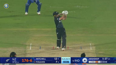IND vs NZ 2026, 4th T20I: Zak Foulkes Six
