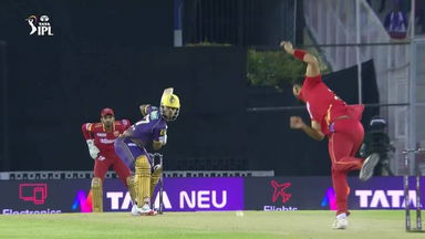 M02: PK vs KKR  – Nitish Rana  Six