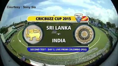SL vs India, 2nd Test - Day 5 : Session 1 highlights