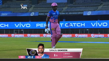 M12: CSK vs RR   – Sanju Samson  Wicket