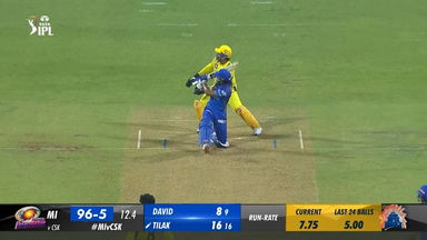 M12: MI vs CSK – Tilak Varma Six