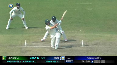 IND vs  AUS 2023, 2ND Test: Pat Cummins  Six