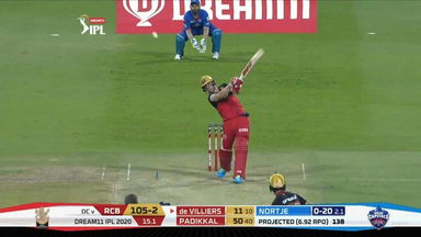 M55: DC vs RCB – AB de Villiers Six