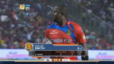 M39: RPS vs GL – Dwayne Smith Wicket