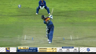 IND vs SL 2022, 2ND T20I: Dasun Shanaka Six