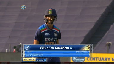 IND vs ENG 2021, 3RD ODI : Prasidh Krishna Wicket