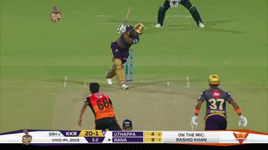 M02: KKR vs SRH – Nitish Rana Six