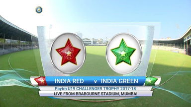 Challenger Trophy Men's U19 ODI: India Red vs India Green - Match Highlights