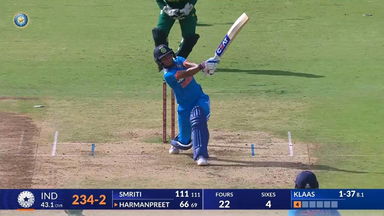 IND-W vs SA-W 2024, 2nd ODI: Harmanpreet Kaur Six