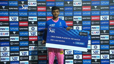 M04: RR vs PBKS – CRED Power Player of the Match – Chetan Sakariya