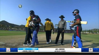 Syed Mushtaq Ali Trophy 2018-19: J & K vs Andhra - Highlights
