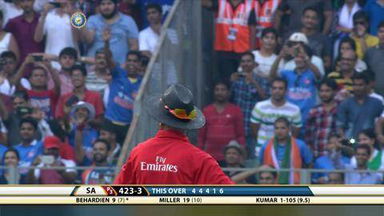 5TH ODI: IND vs SA – Farhaan Behardien Six