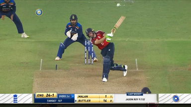 IND vs ENG 2021,3rd T20I : Jos Buttler Six
