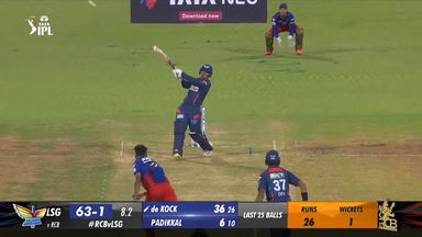 M15: RCB vs LSG – Quinton De Kock Six