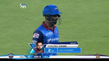 M10: DC vs KKR – Hanuma Vihari Wicket
