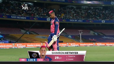 M24: RR vs GT – Shimron Hetmyer Wicket