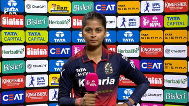 Post Match Interview: Match 9, Royal Challengers Bengaluru vs Gujarat Giants, WPL 2026: Shreyanka Patil Interview