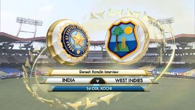 1ST ODI: IND vs WI  –   Interview – Denesh Ramdin