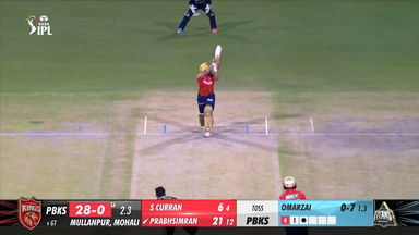 M37: PBKS vs GT – Prabhsimran Singh Six