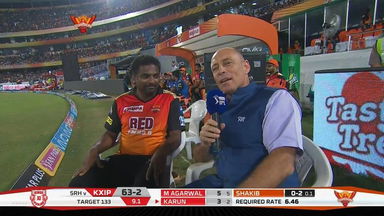 M25: SRH vs KXIP – Muttiah Muralitharan Interview