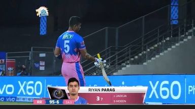 M12: CSK vs RR   – Riyan Parag Wicket