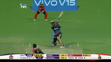M35: KKR vs RCB – Andre Russell Six