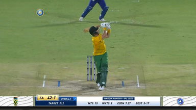 IND vs SA 2022, 1ST T20I: Dwaine Pretorius Six
