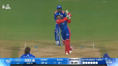 Six: Match 3, Mumbai Indians vs Delhi Capitals, WPL 2026: Sneh Rana Six