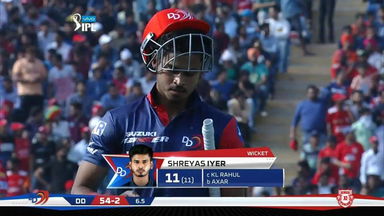 M02: KXIP vs DD: Shreyas Iyer Wicket