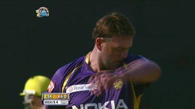 M38: CSK vs KKR – Wriddhiman Saha Six