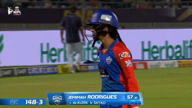 Wicket: Final, Royal Challengers Bengaluru vs Delhi Capitals, WPL 2026: Jemimah Rodrigues Wicket