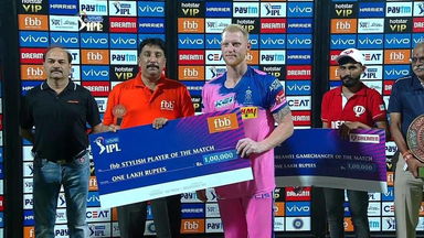 M12: CSK vs RR – fbb Stylish Player of the Match – Ben Stokes