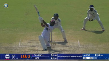 IND vs WI 2025, 2nd Test: John Campbell Six